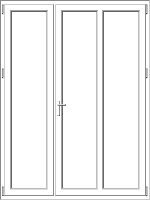 PVC door model 58